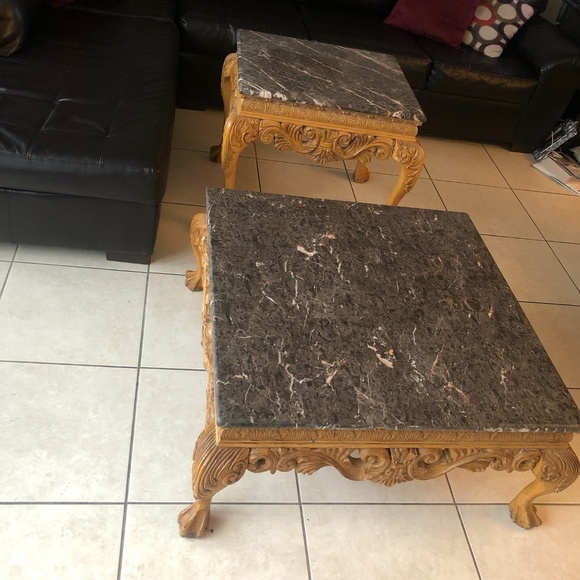 Coffee table and side table set - Picture 2 of 2